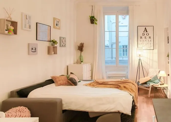 L22 Studio Jean-Medecin 3 Mins To The Beach Ac & Wifi
